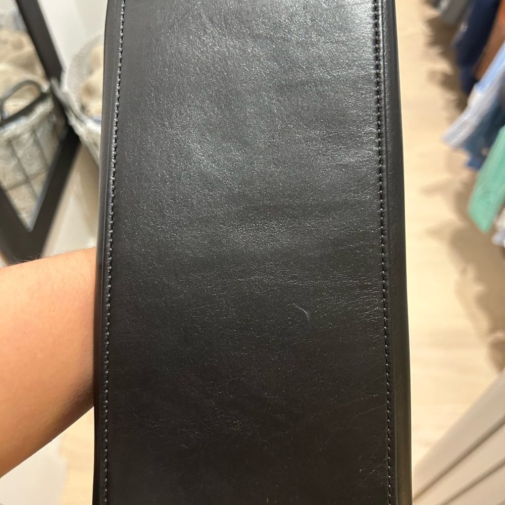 KHAITE Black Leather Shoulder Bag - Picture 6 of 9